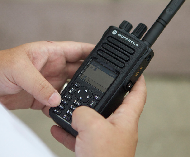 mototrbo dp4800e in use