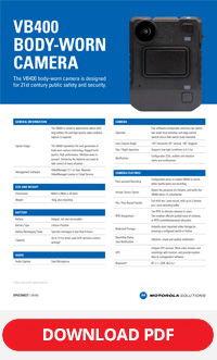 Motorola Solutions VB400 Body-Worn Camera