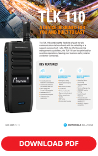 motorola tlk110 datasheet