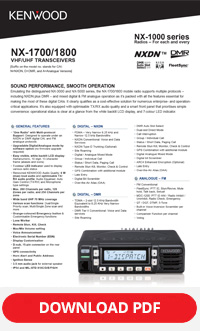 Kenwood NX-1700 / NX-1800 Brochure